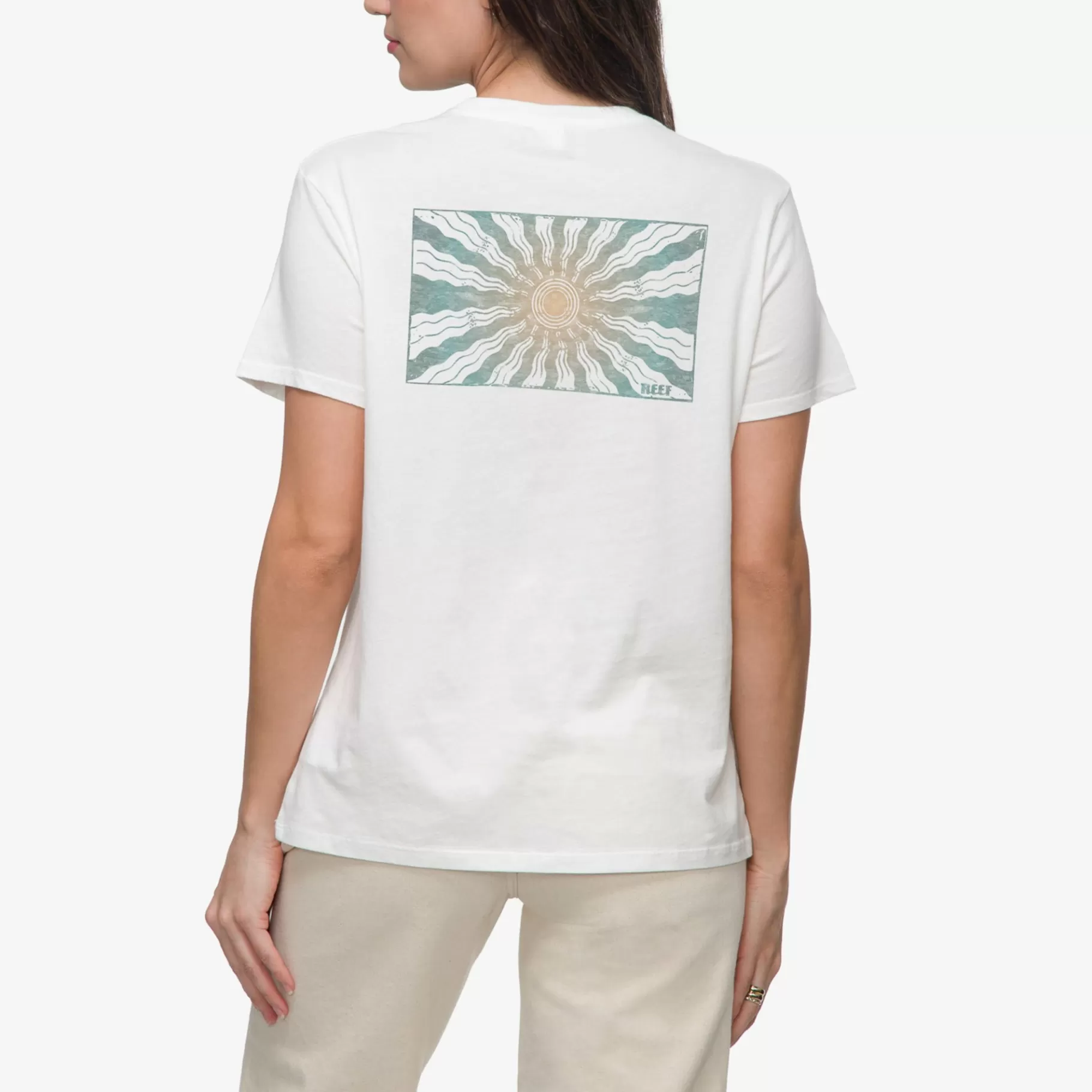 Women REEF T-Shirts>Ayesunrays Short Sleeve T-Shirt