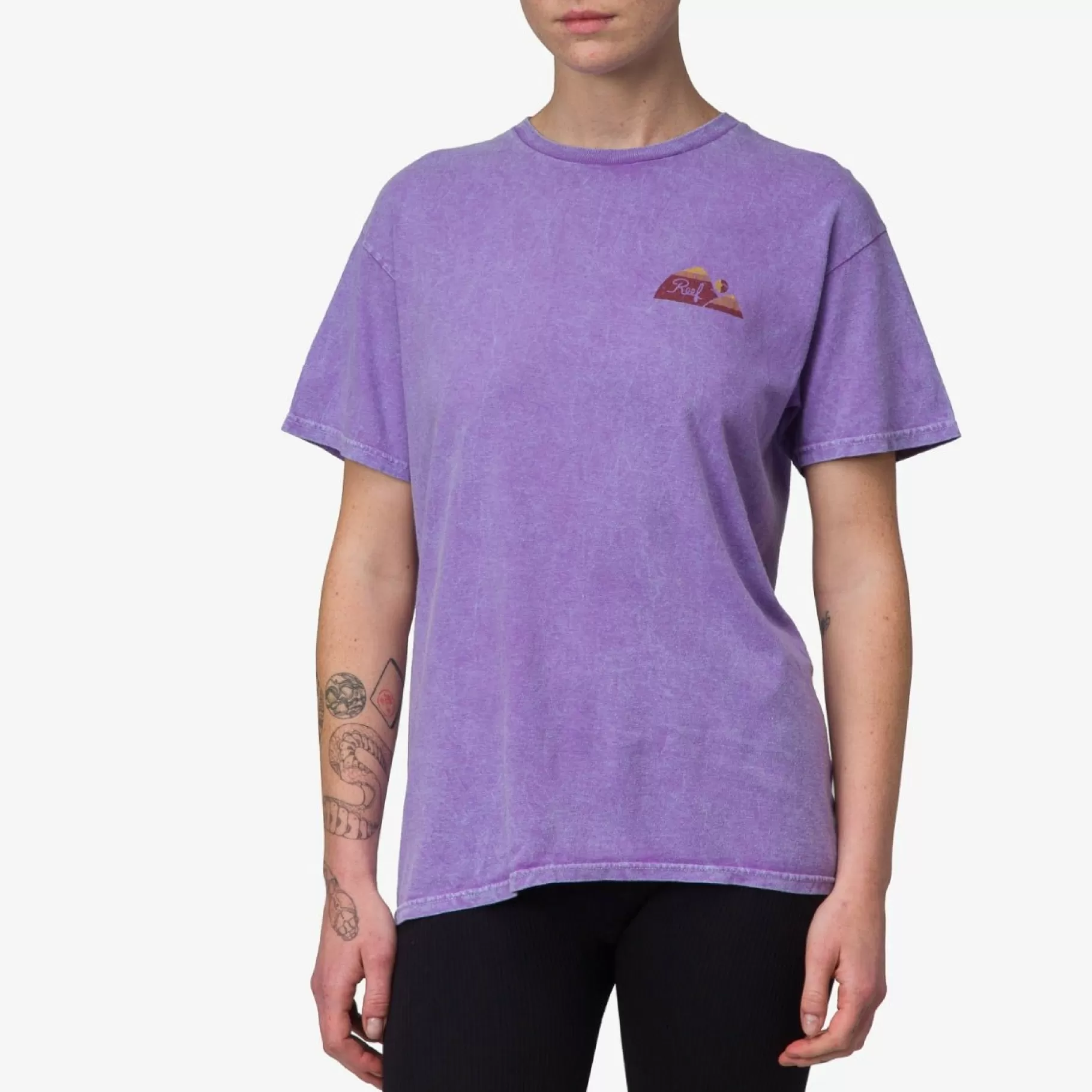 Women REEF T-Shirts>Organica Short Sleeve Washed T-Shirt