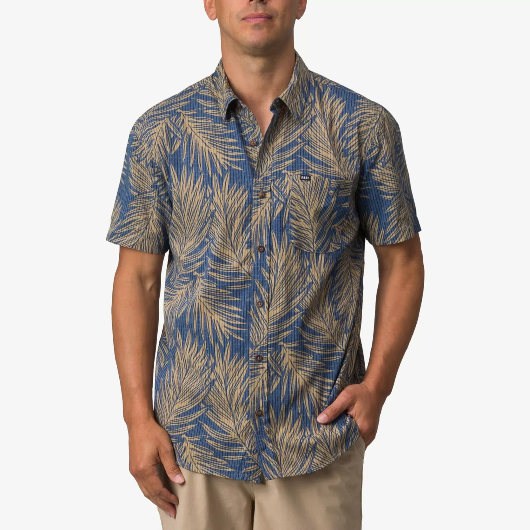 Men REEF Shirts>Rains Short Sleeve Shirt